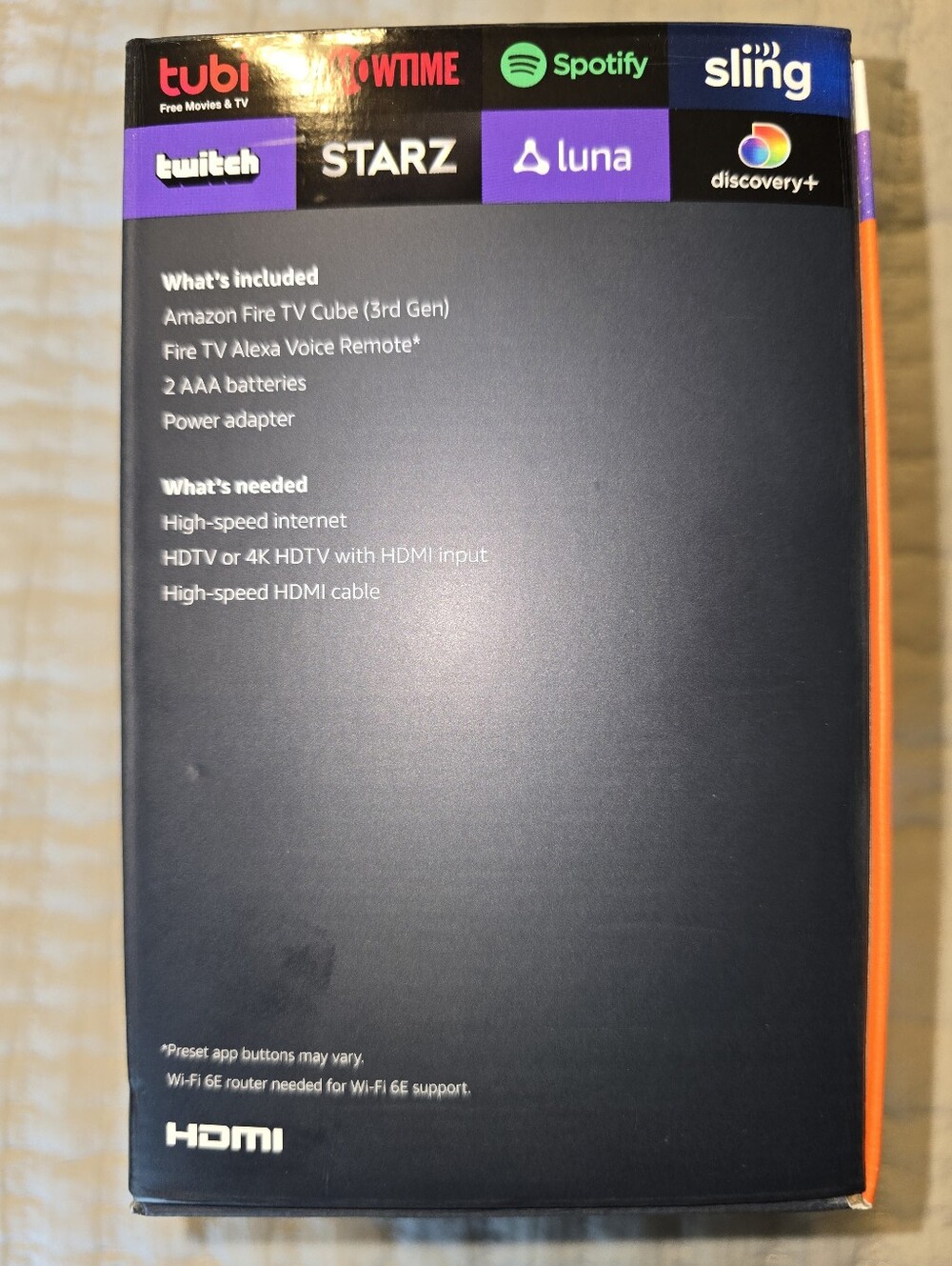 Amazon Fire TV Cube - Black and Blue Accent - Picture 5 of 6
